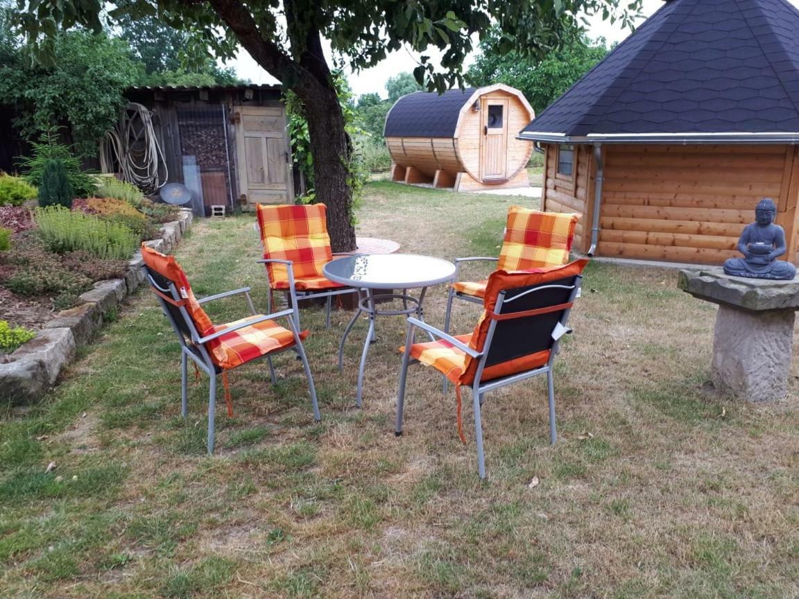 Ferienwohnung Gaensebluemchen Wartenburg ภายนอก รูปภาพ
